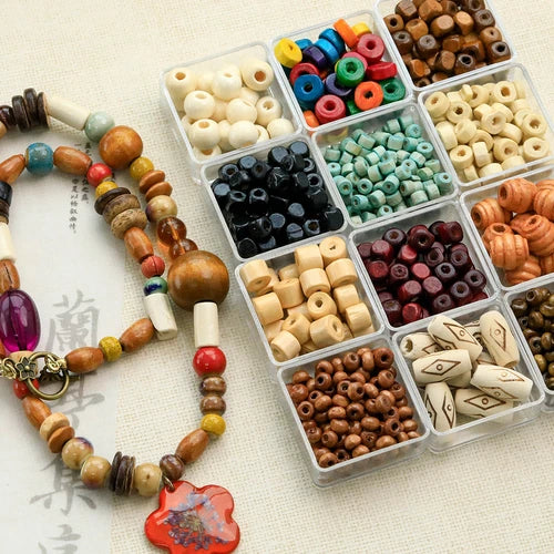 DIY Wooden Beads Lucky Bags - Open in Live