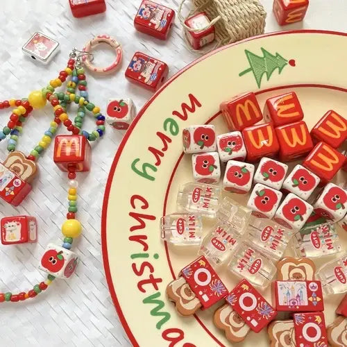 DIY acrylic beads mystery bags - opened in the live
