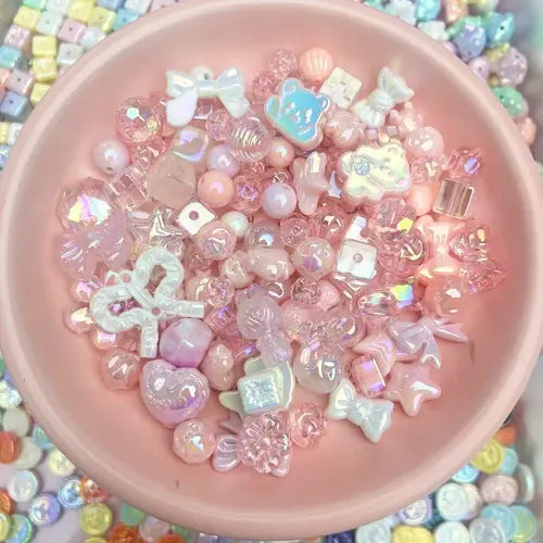 DIY acrylic beads mystery bags - opened in the live